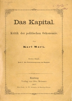 Capa de um livro amarelada com texto em alemão sendo o título 