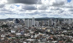 Vista da região central de Caruaru, cidade de Pernambuco