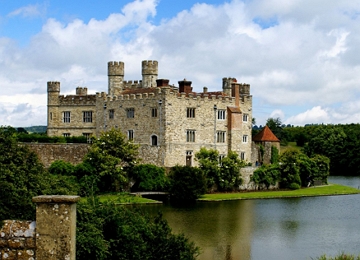 Foto do Castelo de Leeds na Inglaterra