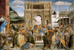 Castigo dos Rebeldes, obra de Botticelli