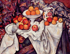 Maças e laranjas obra de Paul Cézanne.