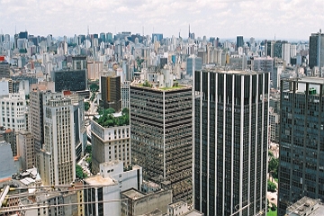 Cidade de São Paulo Foto da região central da cidade de São Paulo