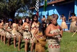 Comemoração do Dia do Índio numa escola indígena