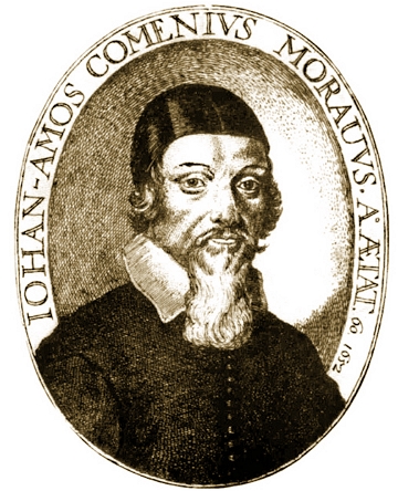 Comunius Comenius, pedagogo do século XVII.