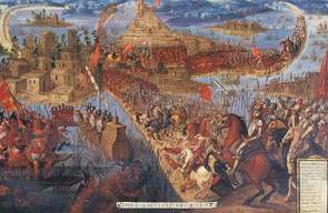 Espanhóis conquistam o Império Asteca em 1521