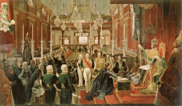 Coroação Pedro I imperador Coroação do imperador Pedro I em 1 de dezembro de 1822.