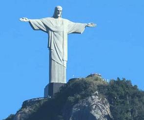 Cristo Redentor no Corcovado, Rio de Janeiro.