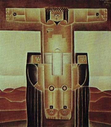 A Crucifixão, de Vicente do Rego Monteiro A Crucifixão, obra do pintor Vicente do Rego Monteiro