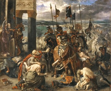 Cruzados em Constantinopla Pintura mostrando os cruzados entrando em Constantinopla