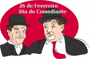 Desenho representando dois comediantes: o gordo e o magro