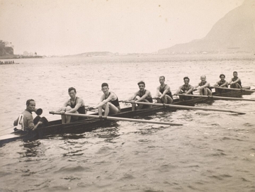 Foto da equipe de remo do Flamento de 1938