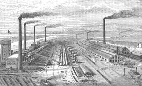 Indústria da época da Segunda Revolução Industrial durante a Era Vitoriana