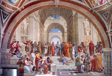 Escola de Atenas, obra de Rafael Sanzio Escola de Atenas, obra de Rafael Sanzio