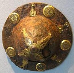 Foto de um escudo lombardo