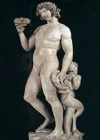 Baco Ébrio de Michelangelo