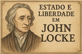 Estado e Liberdade em John Locke Imagem ilustrativa mostrando o rosto de John Locke
