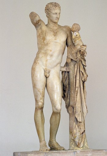 Estátua do deus grego Hermes Estátua do deus grego Hermes