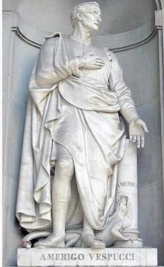 Estátua de Américo Vespúcio, navegador italiano