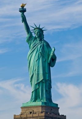 Foto da Estátua da Liberdade em Nova Iorque, EUA