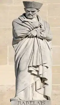 Estátua de Rabelais no Louvre
