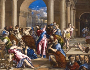 A expulsão dos comerciantes, obra de El Greco A expulsão dos comerciantes, obra de El Greco