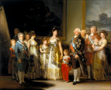 A família de Carlos IV, obra de Francisco Goya A família de Carlos IV, obra de Francisco Goya