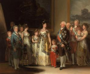 A família de Carlos IV, obra de Francisco Goya