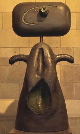 Femme, escultura de Miró