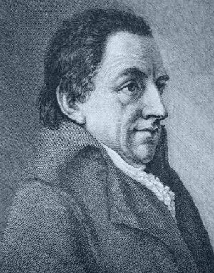 retrato do filósofo Johann Gottlieb Fichte