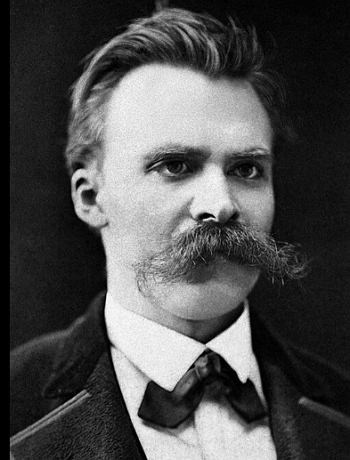 Foto do fil&oacute;sofo Friedrich Nietzsche