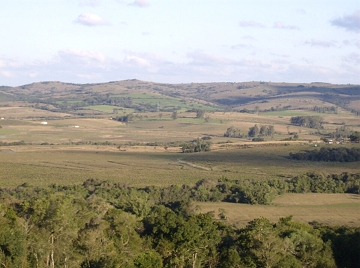 Coxilhas das Serras de Sudeste, no munic&iacute;pio de Morro Redondo, Rio Grande do Sul, 