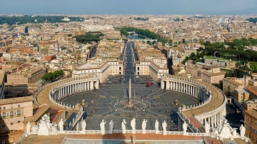 Foto da Pra&ccedil;a de S&atilde;o Pedro no Vaticano