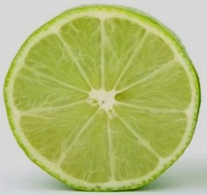 Foto de um limão cortado na metade