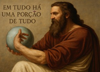 Frase do filósofo Anaxágoras com imagem