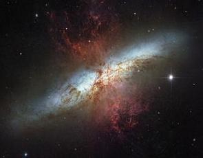 Imagem da Galáxia Messier 82