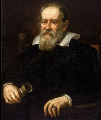 Retrato do cientista Galileu Galilei