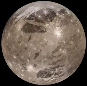 Imagem da lua Ganimedes