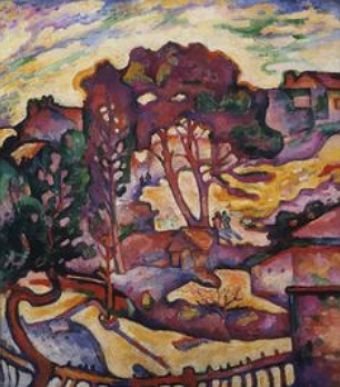 As Grandes Árvores, pintura fauvista As Grandes Árvores, obra do fauvismo de Georges Braque
