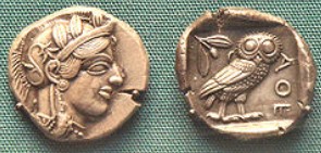 moeda ateniense