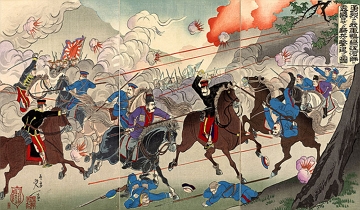 Guerra Russo-Japonesa Pintura retratando a Guerra Russo-Japonesa
