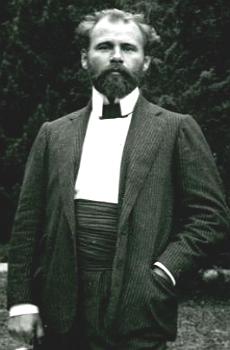 Fotografia do pintor austríaco Gustav Klimt