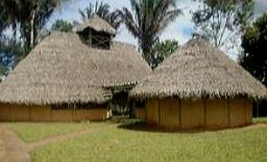 Típicas habitações do Quilombo dos Palmares