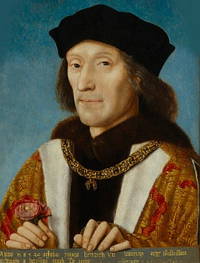 Retrato do rei inglês Henrique VII