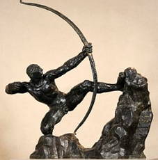Escultura Hércules arqueiro de Antoine Bourdelle