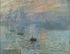 Impressão, nascer do sol, de Claude Monet