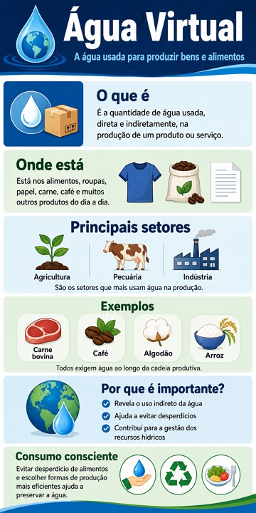 Infogr&aacute;fico sobre &Aacute;gua Virtual