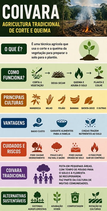 Infogr&aacute;fico sobre a coivara