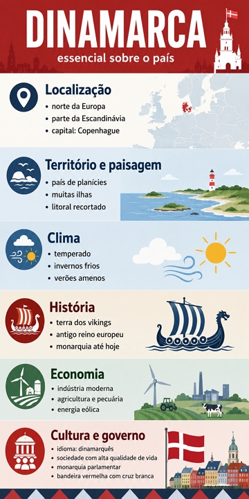 Infogr&aacute;fico sobre a Dinamarca