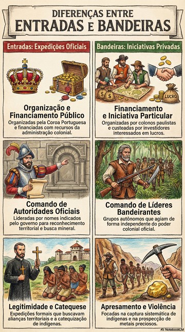 Diferenças entre entradas e bandeiras Infográfico com as diferenças entre entradas e bandeiras