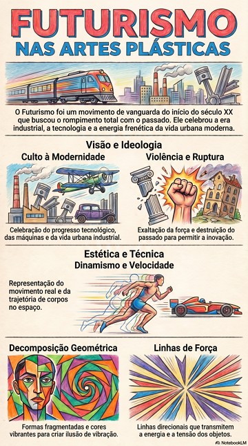 Infográfico sobre o Futurismo nas Artes Plásticas Infográfico sobre o Futurismo nas Artes Plásticas